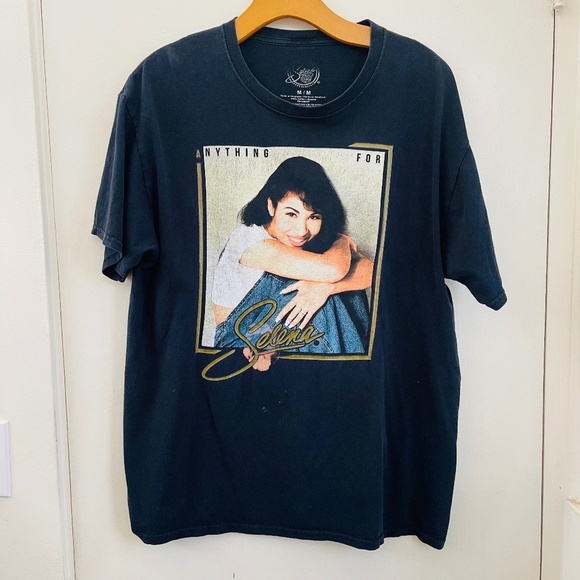 Official Selena Merchandise Tops - Graphic T-Shirt with Selena Design